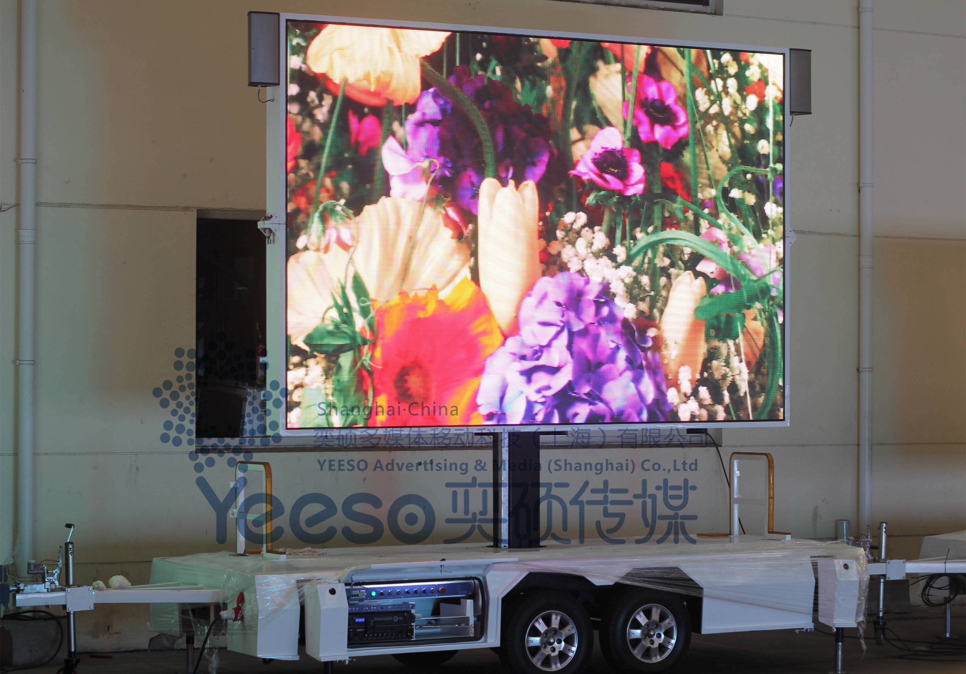 Mobile LED Advertising Trailer YES-T9N