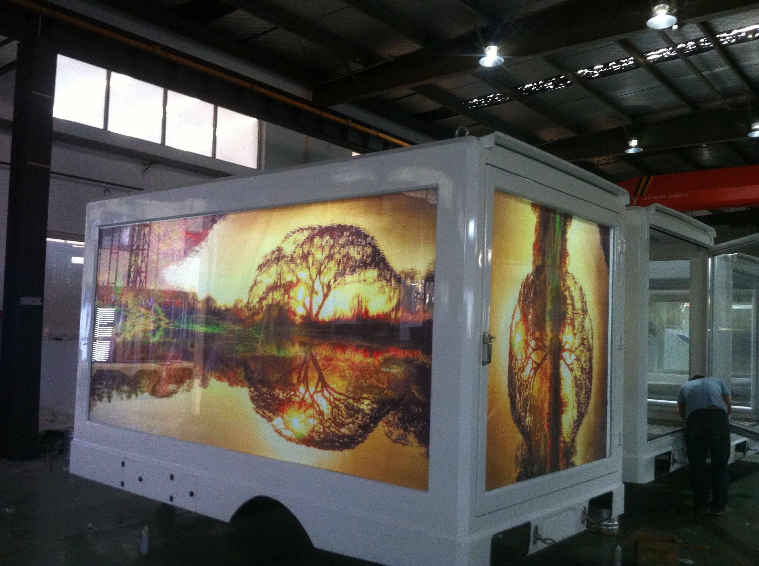 Advertising Light box truck, YES-V1