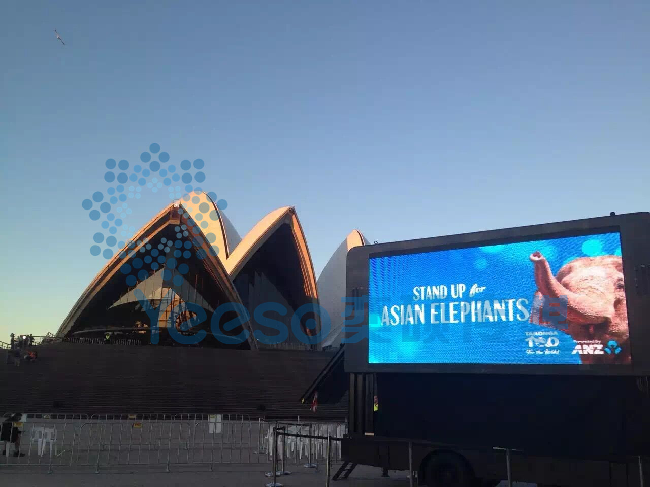 LED billboard Truck V8 in Australia