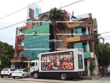 Bolivia outdoor event, YES-V9 LED Publicity Truck