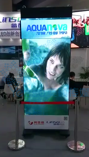 Special shape LED screen with sliding function